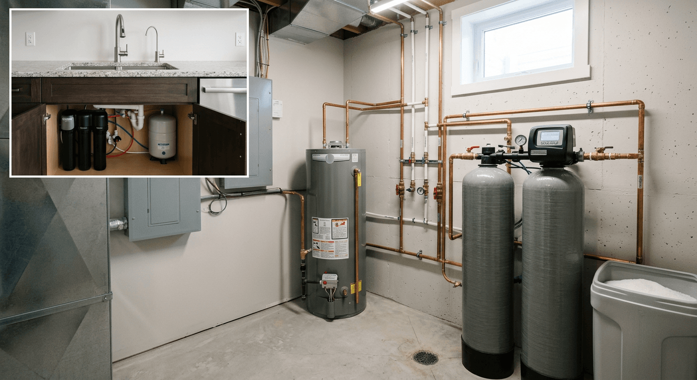 4 Water Systems: Water Softener vs Reverse Osmosis